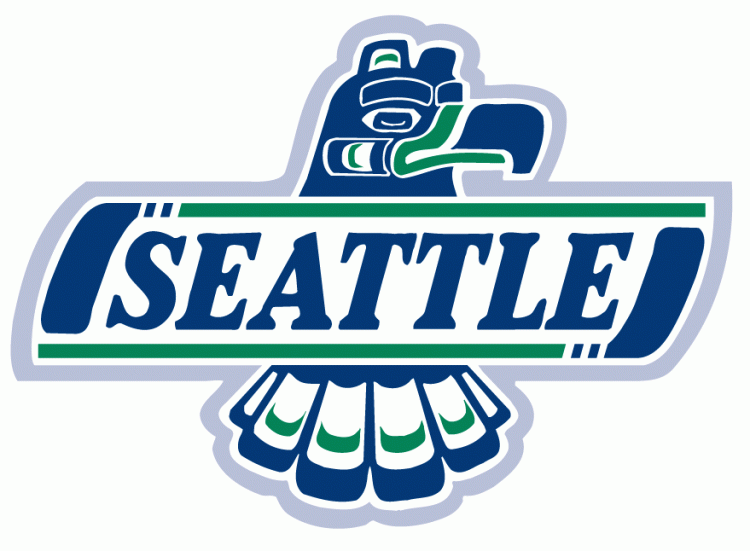 seattle thunderbirds 1997-pres primary logo iron on heat transfer